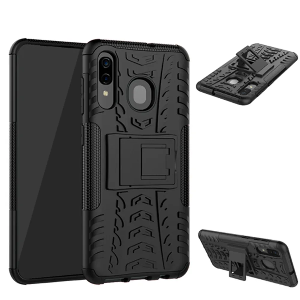 Роскошный чехол подставка из поликарбоната и ТПУ для Samsung Galaxy Wide 4 противоударный