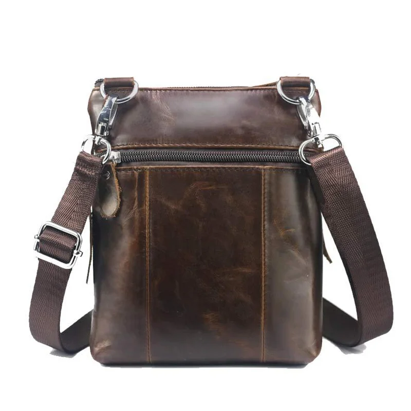 Натуральная кожа Мужская сумка человек crossbody сумки новый бренд 2018 натуральной