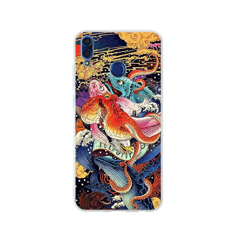 image 11 Японский стиль Япония Honor 20i 10i чехол для телефона чехол для huawei Honor 9X pro 10 9 lite 9i 8a 8X Max 8C 7X 7A Pro 6X V20 играть - Цвет: image 11