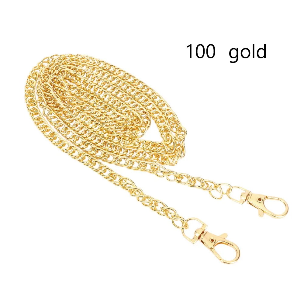 100 gold Новые высококачественные сумочки, сумки через плечо, сумки на цепочке, Сменные ручки - Цвет: 100 gold