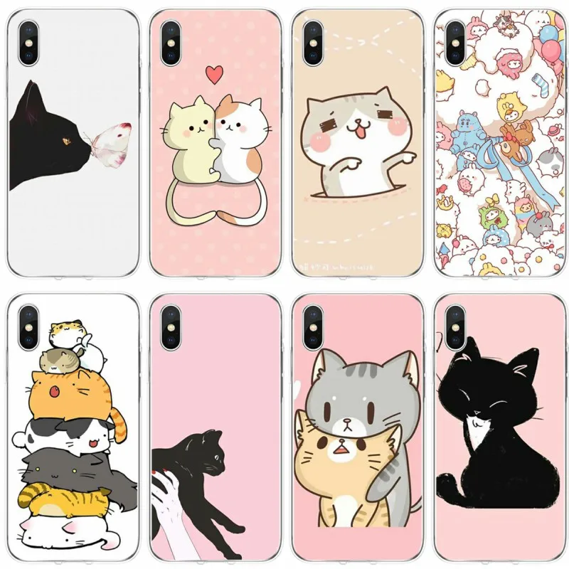 Мягкий силиконовый чехол для iPhone 6 6plus 7 8plus 5 5S 5C SE X XS XR Max|Бамперы| |