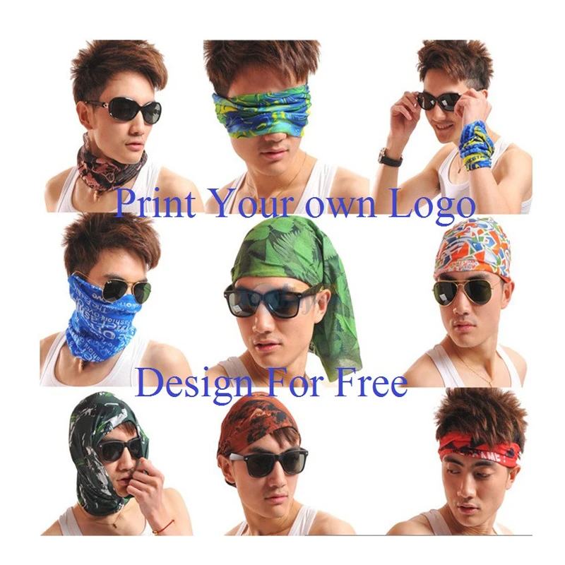 Объемный Бандана с рисунком платок для рыбалки стиль фуляр мужчин и женщин