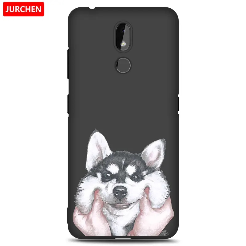 14 Чехол jurchen для Nokia 3,2 силиконовый чехол Мягкие Мультяшные из ТПУ милый цветок собака кошка Ультратонкий чехол для Nokia 3,2 Nokia3.2Back Cover - Цвет: 14