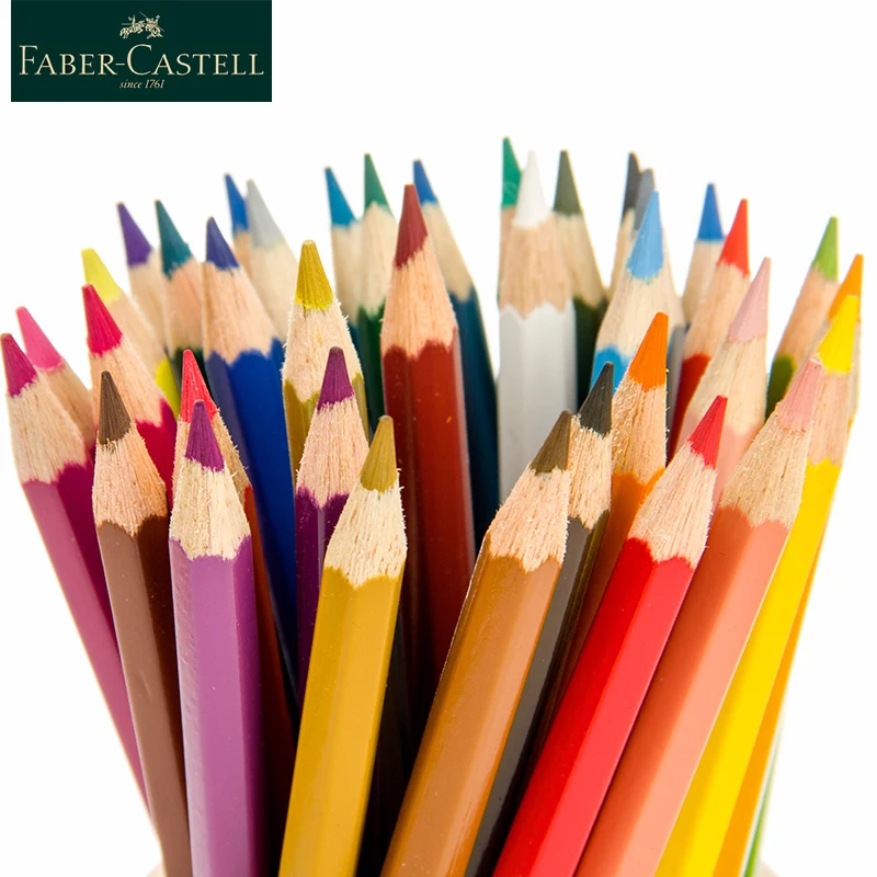 Набор цветных карандашей Faber Castell 12/24/36/48/60/72 водорастворимые цветные карандаши