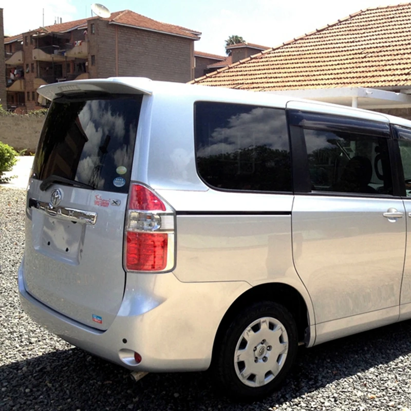 Для TOYOTA NOAH VOXY спойлер 2010 2011 2012 Высокое качество ABS Материал заднее крыло