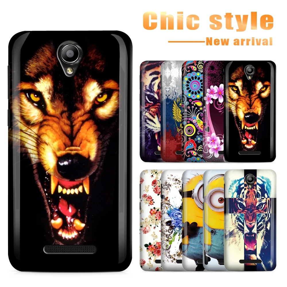 Fly IQ4514 Phone Cases For EVO Tech 4 Glossy Printed TPU Soft Gel Rubber Back Cover With Gift |
