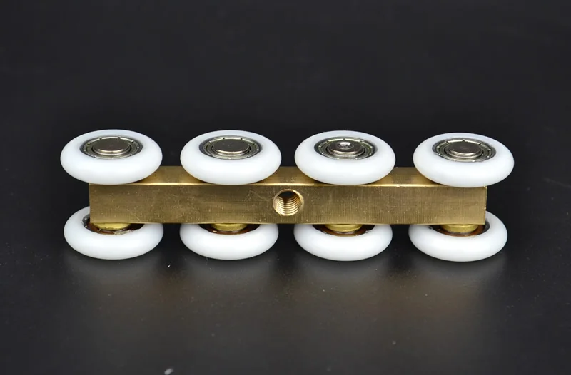 Стеклянные двери водонепроницаемые Висячие колеса с подшипником 8 колес