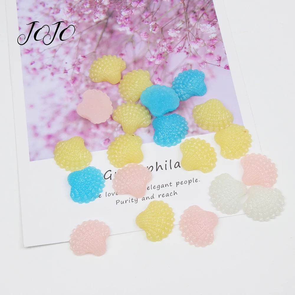 

JOJO BOWS 10pcs DIY Craft Supplies Solid Shell Planar Resin Patches Accessories DIY Hair Bows Phone Sticker Apparel Decoration