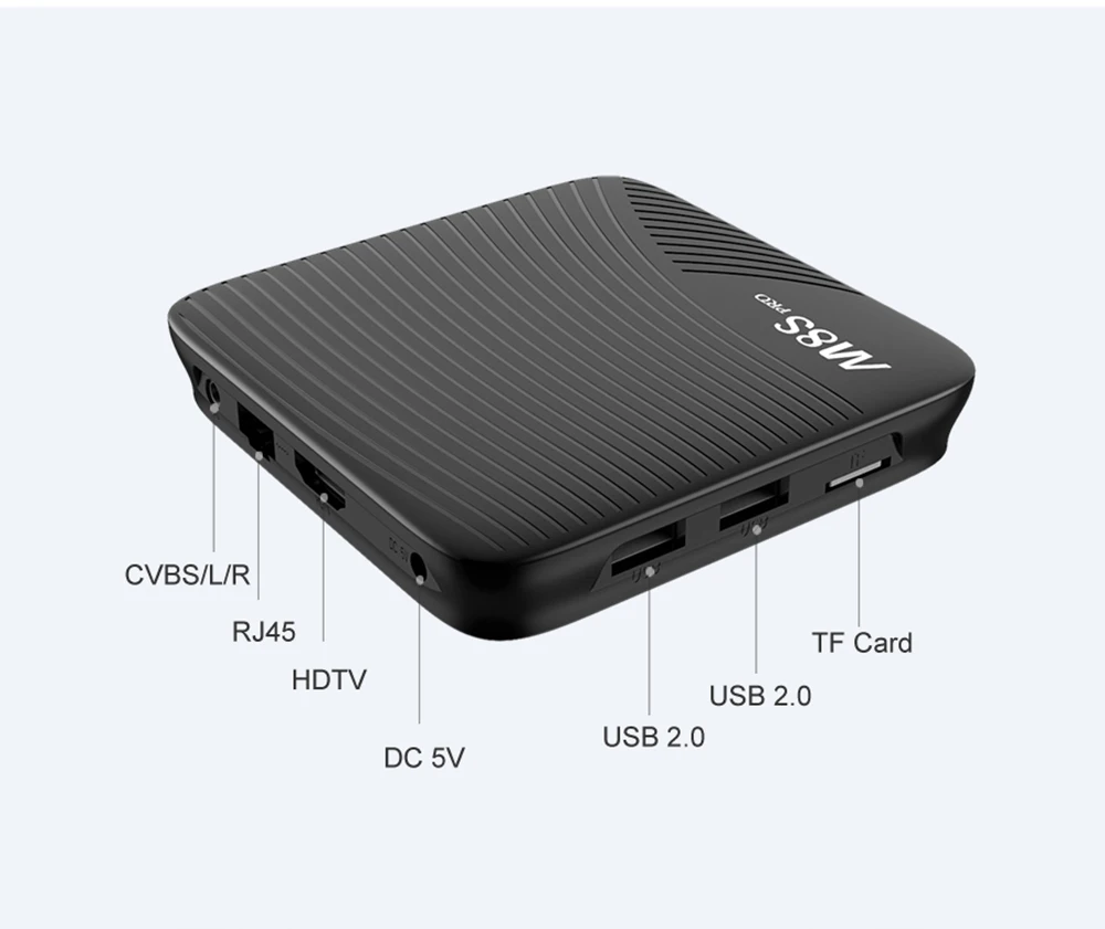 MECOOL M8S PRO Android 7.1 Smart TV Box Amlogic S912 Octa Core Set Top Bluetooth 4.1 2.4GHz / 5GHz WiFi Media Player | Электроника