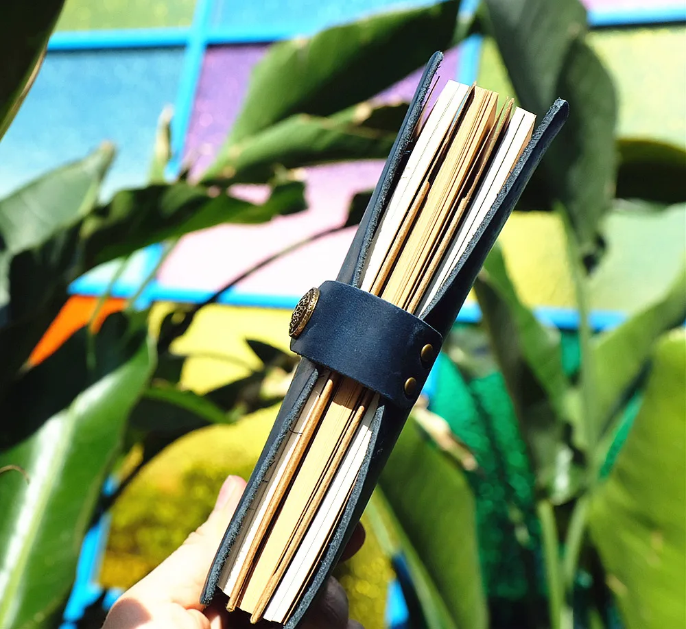 Журнал Joy Time из натуральной воловьей кожи дорожный журнал блокнот для бизнеса