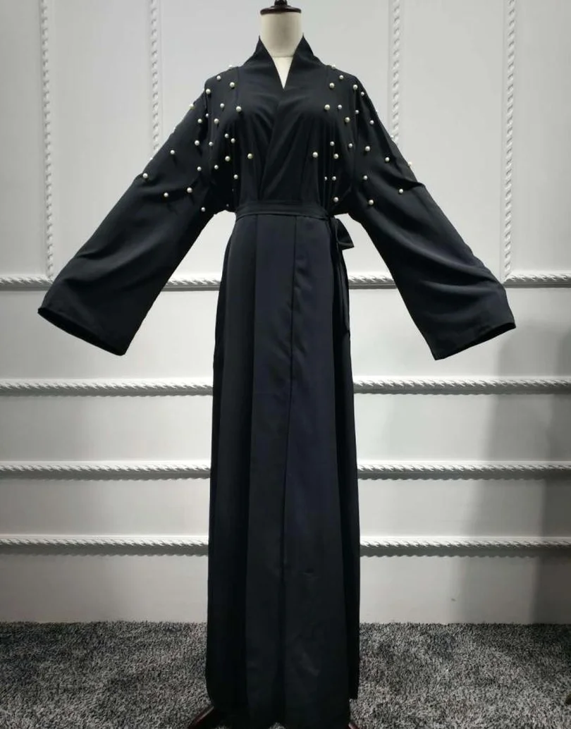 2018 Новый взрослый Повседневное халат украшенный бисером мусульманских Дубай