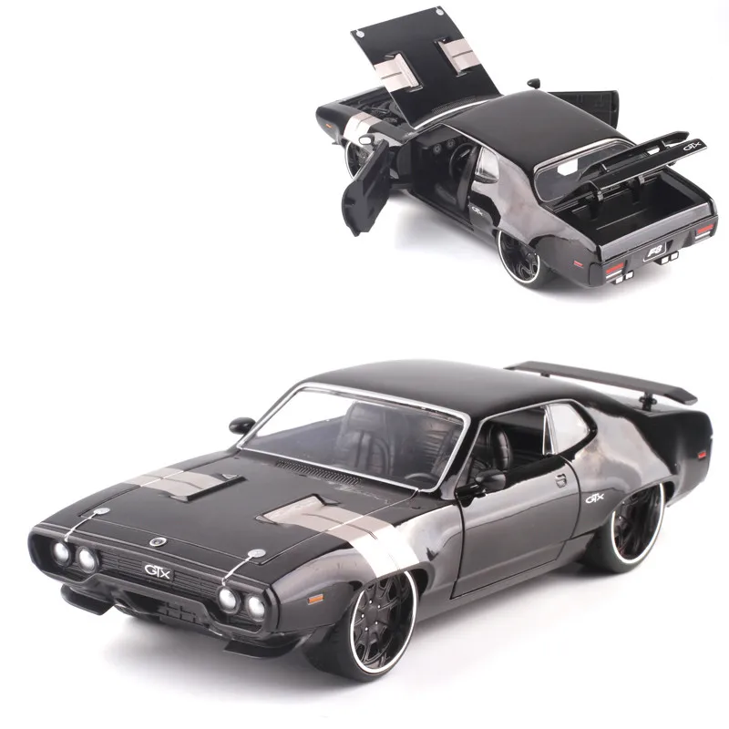 Классический 1:24 1972 Плимут GTX сплав модель автомобиля Высококачественная