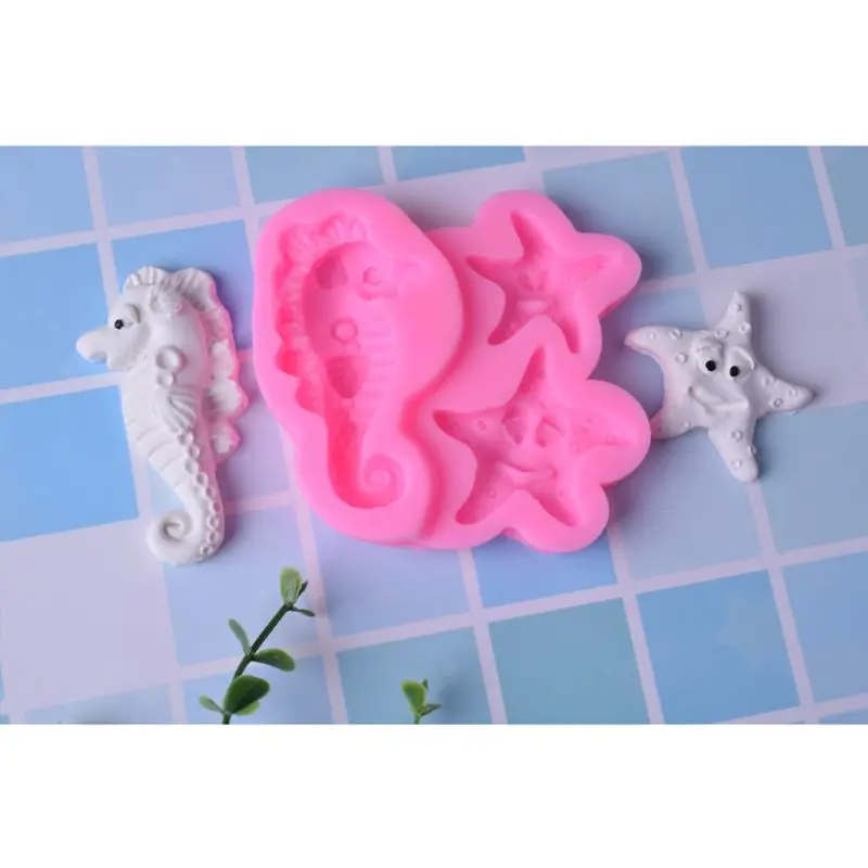 Морская раковина для рыбы кулон ракушка DIY силиконовые формы смолы ювелирных изделий инструменты
