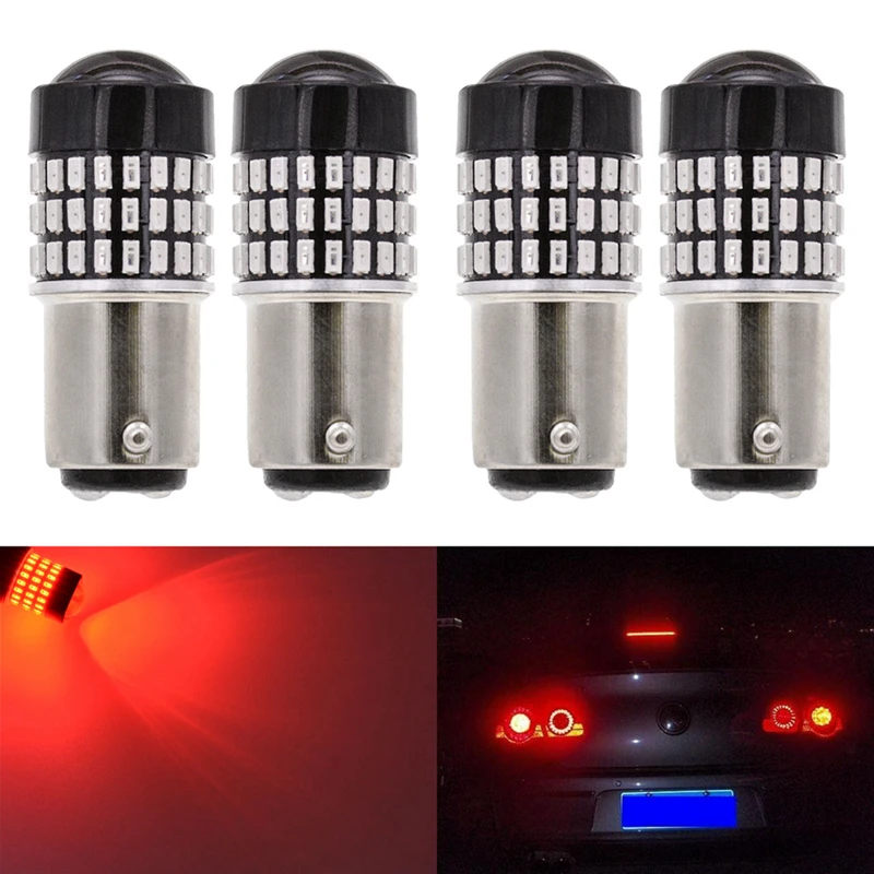 Katur 4 шт. S25 LED 1157 BAY15D 3014 78-EX чипсетов 2057 2357 Doulbe светодиодные лампы для Tail тормозная