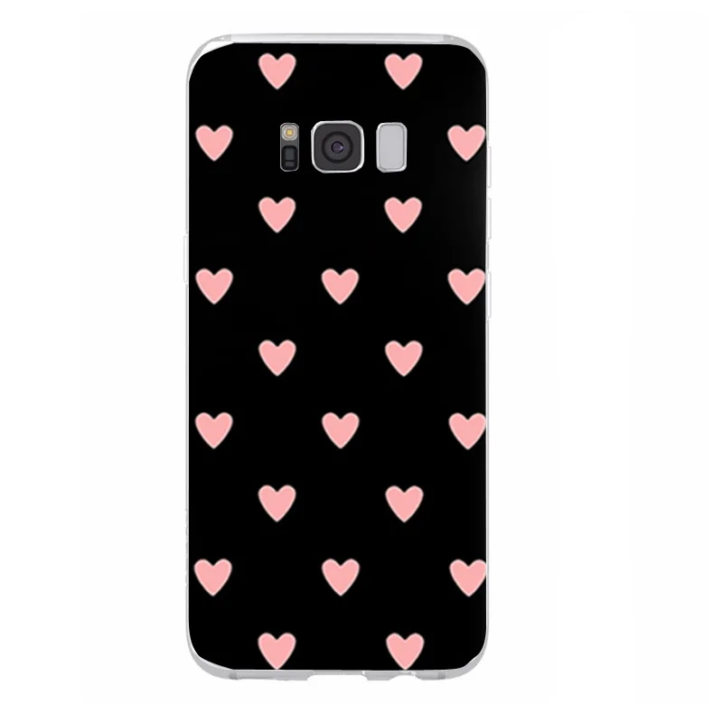 Чехол для Samsung Galaxy S7 Edge S8 S9 Plus Note 9 J3 J6 2016 A50S A30S A50 A30 Love Heart модный простой чехол
