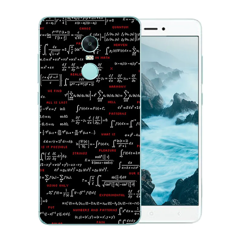 Роскошный чехол для телефона Xiaomi Redmi Note 4X мягкая задняя крышка с красочным
