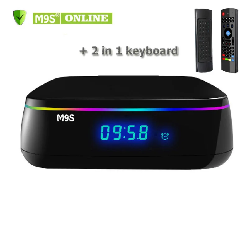 ТВ приставка M9S MIX 4K Восьмиядерный процессор Amlogic S912 64 бита Android 16 1 2 ГБ + Jarvis 4