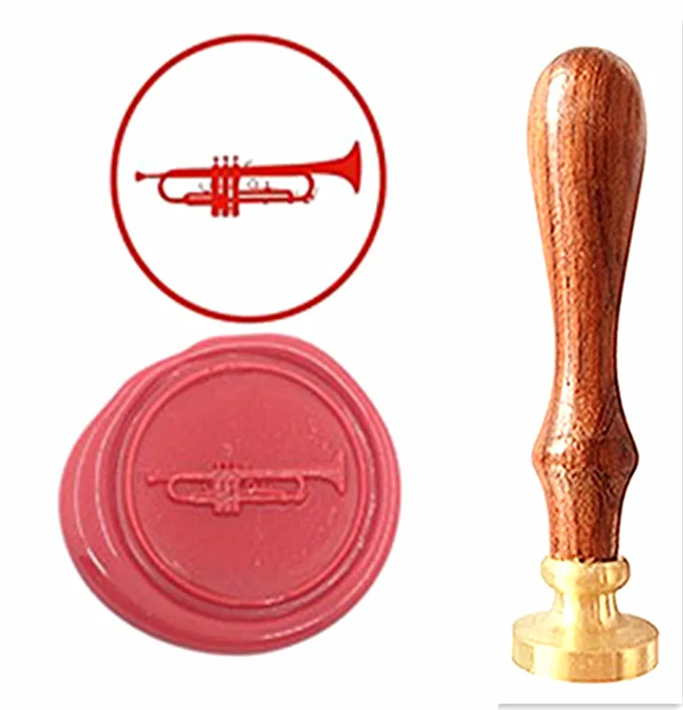 Музыкальный инструмент козырек винтажный логотип на заказ роскошный воск