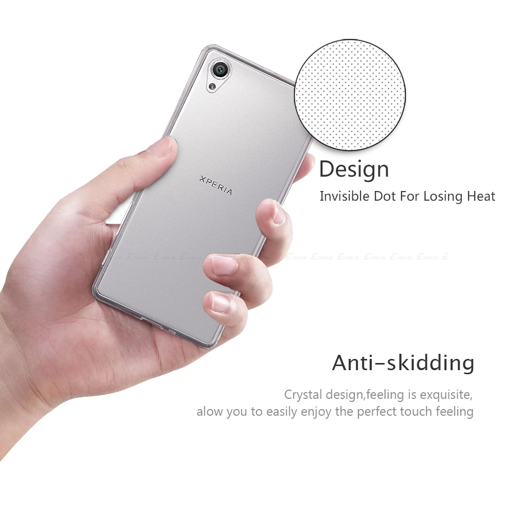 Clear Soft Silicone TPU Phone Case Back Full Cover For Sony Xperia 1 5 10 II III IV XZ3 XZ2 XZ X XA1 Plus Ultra XZS XZ1 Compact