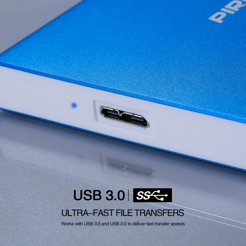 PIRISI P616I 2," HDD внешний жесткий диск 500 Гб для хранения ударопрочный портативный жесткий диск металлический шелк 5 цветов