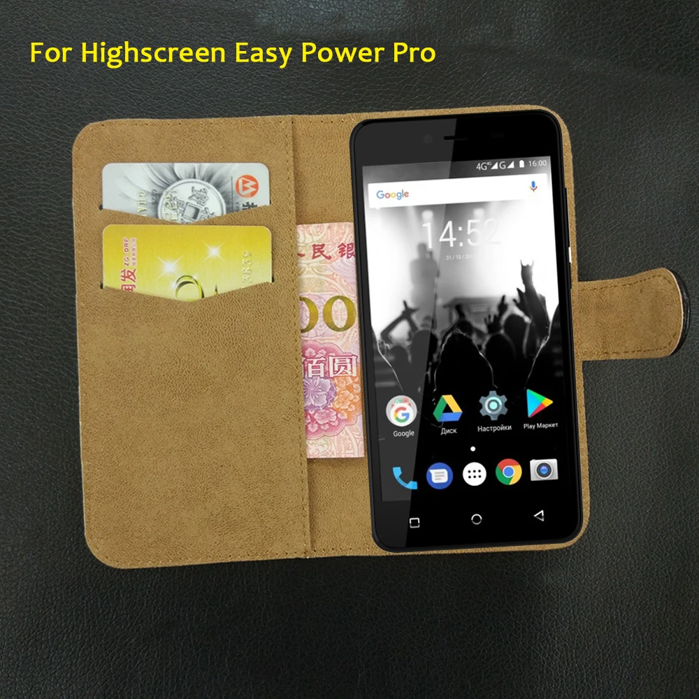 6 цветов супер! Роскошный кожаный чехол книжка для экрана Easy Power Pro эксклюзивный