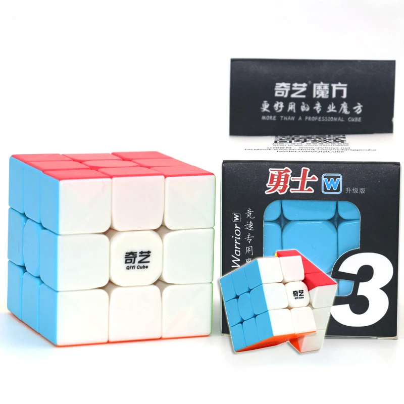QIYI Cube 3x3x3 5 см наклейка из углеродного волокна профессиональная скорость детский