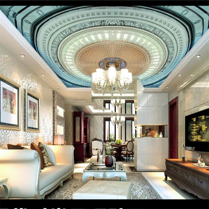 Обои на заказ wellyu 3d фотообои европейские обои рельефы ангел дева элегантные Zenith для потолка papel de parede|papel parede