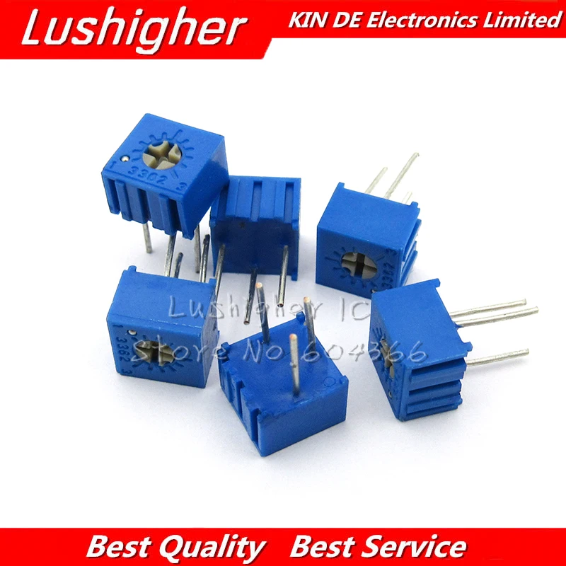 10 шт. 3362 P 10K Ом 3362P 1 103LF 103 P103 Триммер Потенциометр переменный резистор|Резисторы| |