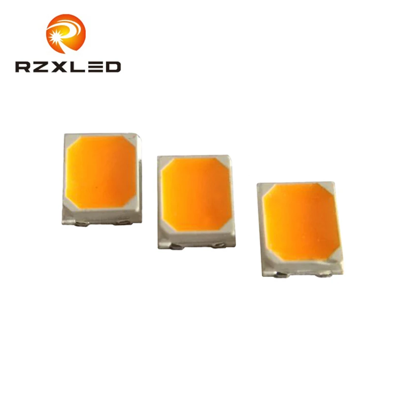 1000 шт./лот 0 2 Вт SMD 2835 упаковка теплый белый 2500K 2700k 3000K 3500K для светодиодных ламп