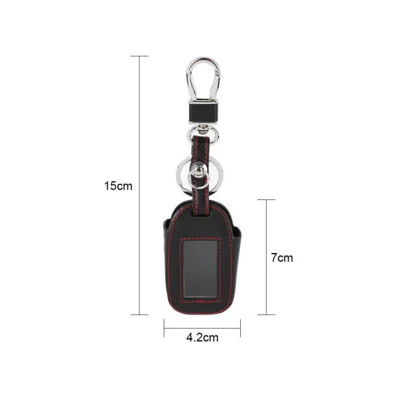 Starline B92 Leather Car Key Case for B92/B64/B62/B94 Twage Two Way Alarm System LCD Remote Controller Cover | Автомобили и