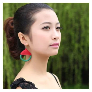 Новые оригинальные этнические крупные ювелирные изделия ручной работы круглые