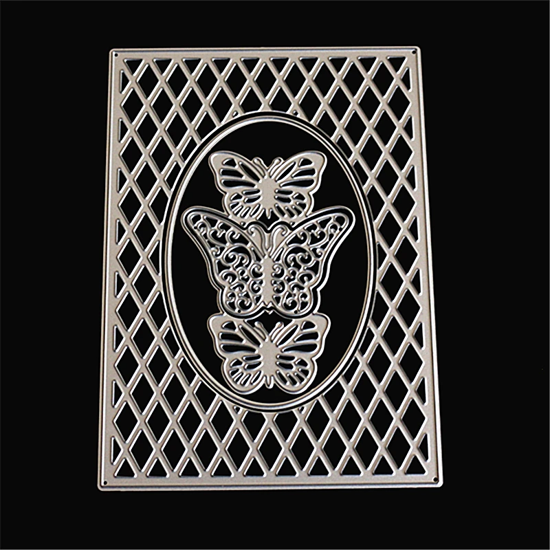 

AZSG Colorful butterflies Cutting Die for DIY Scrapbooking dies Decoretive Embossing Stencial DIY Decoative Cards die cutter