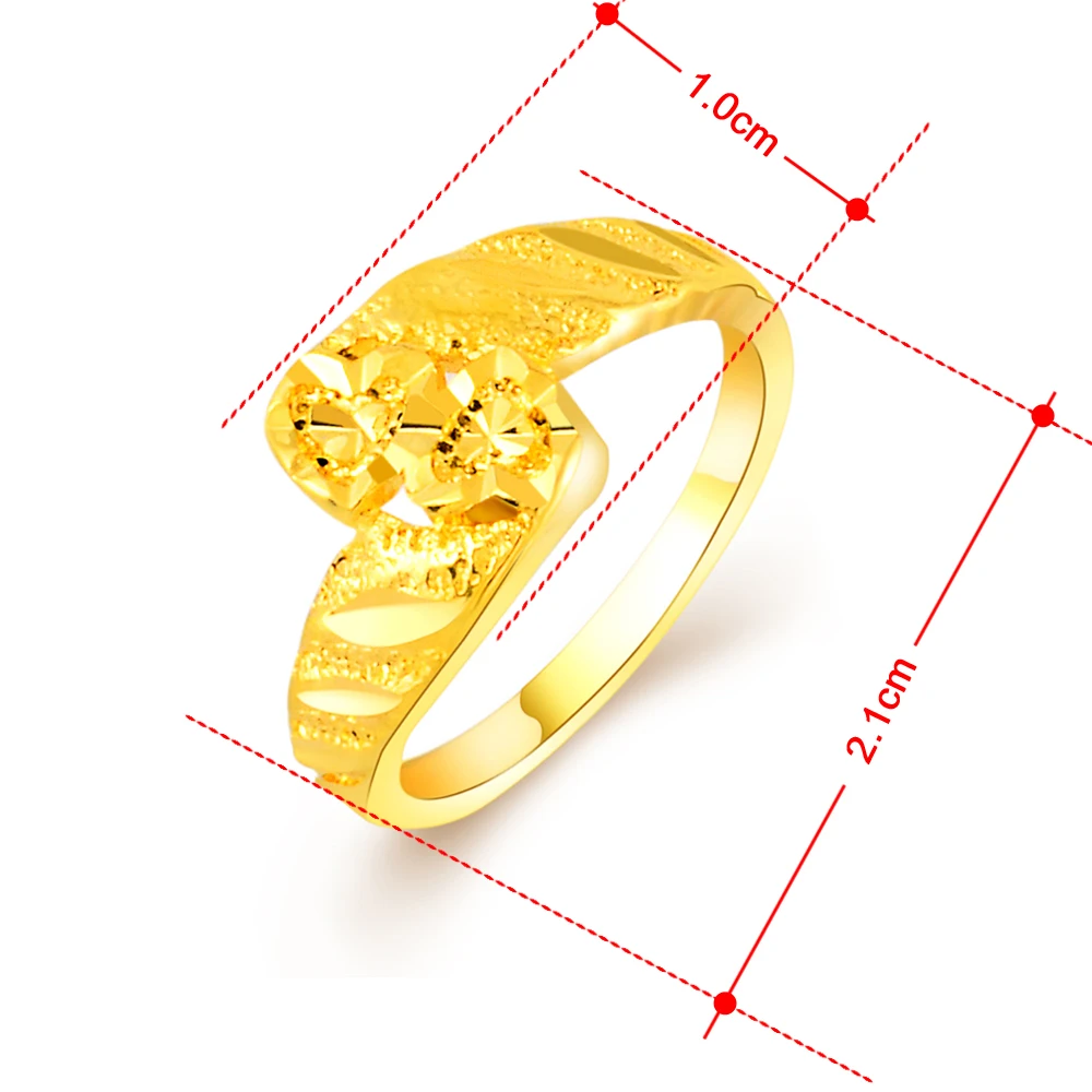 Очаровательные золотые обручальные кольца для мужчин/женщин милые недорогие