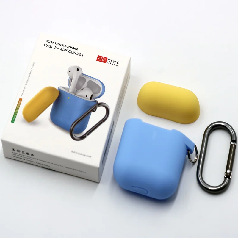 Новый чехол Staly Ultra Thin & Duotone для Airpods 2 1|Комплекты аксессуаров телефонов| |