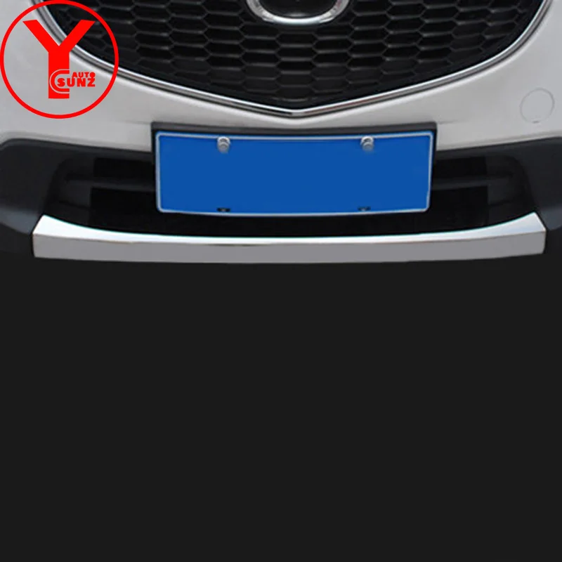 Хромированные Стикеры для переднего бампера mazda аксессуары cx5 cx 5 2013 2014 2015 2016