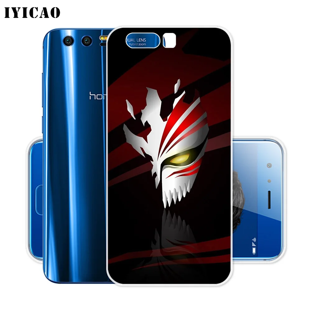 IYICAO BLEACH ichigo маска мягкий силиконовый чехол для Huawei Y9 Y7 Y6 Prime 2018 Honor 8C 8X 8 9 10 Lite 7X 7C 6A 7A