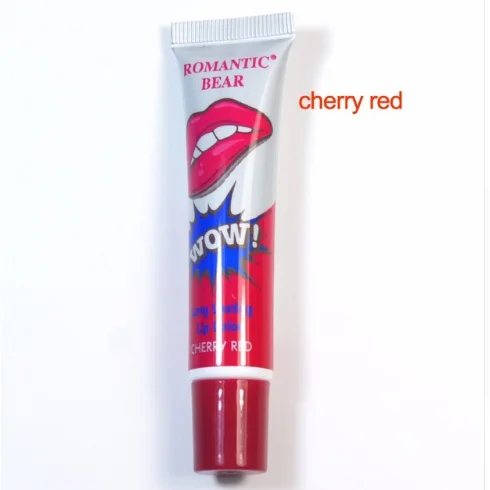 cherry red Отшелушивающая стойкая матовая губная помада, маска для макияжа губ, жидкий оттенок, румяна, водостойкая - Цвет: cherry red