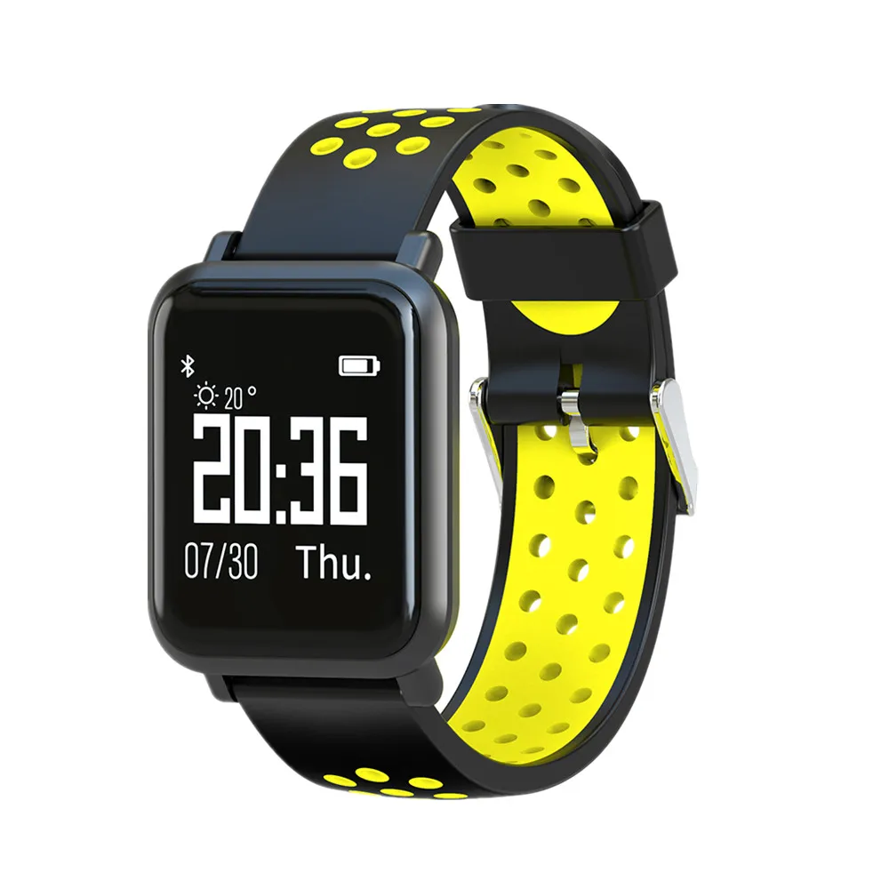 New smart watch IP68 Waterproof BT4.0 real-time heart rate monitor Blood pressure Running multi-sport model For Xiaomi Huawei |