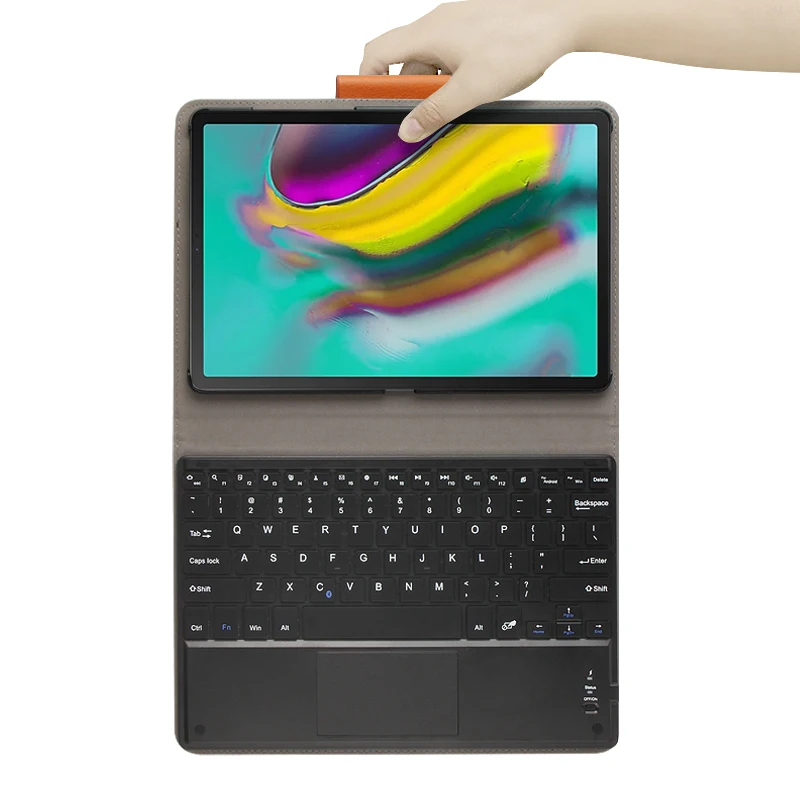 Чехол с Bluetooth клавиатурой для Samsung Galaxy Tab A 10 1 2019 дюйма искусственная кожа защитный
