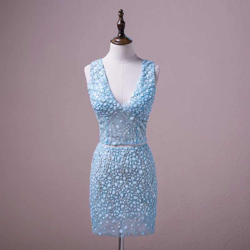 Женский комплект из жилета и юбки 2 цвета стразы на сетчатой основе для ночного