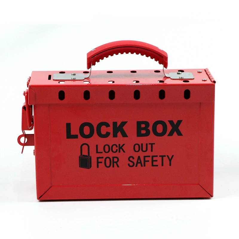 Lockey Red Group Loto 13 замков безопасная стальная блокировка маркировочная коробка для