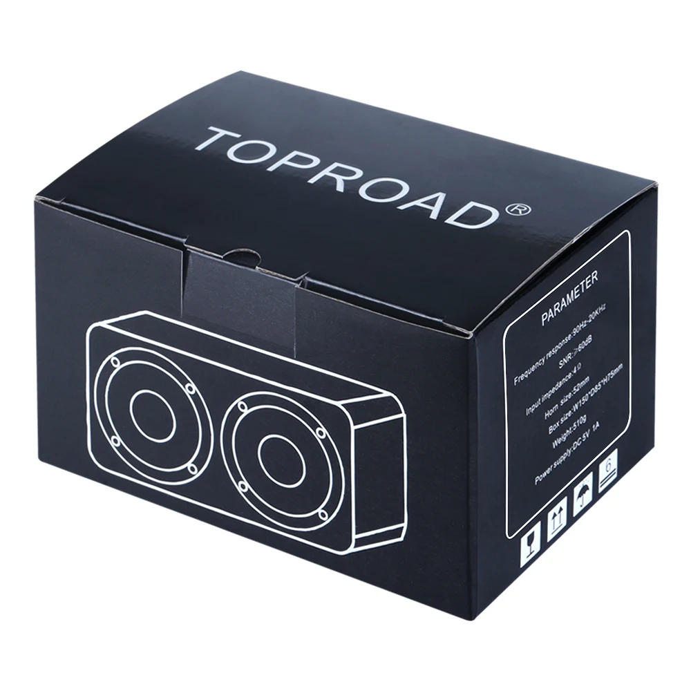 TOPROAD Деревянный беспроводной Bluetooth динамик Портативный hifi двойной динамик s Shock Bass caixa de som Саундбар для мобильных телефонов