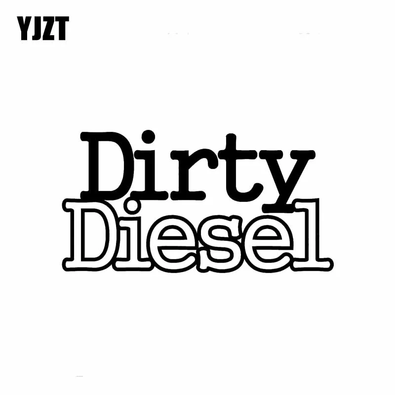 YJZT 14 см * 7 3 грязный дизельный автомобиль наклейка винил турбо смешной Illest свежий