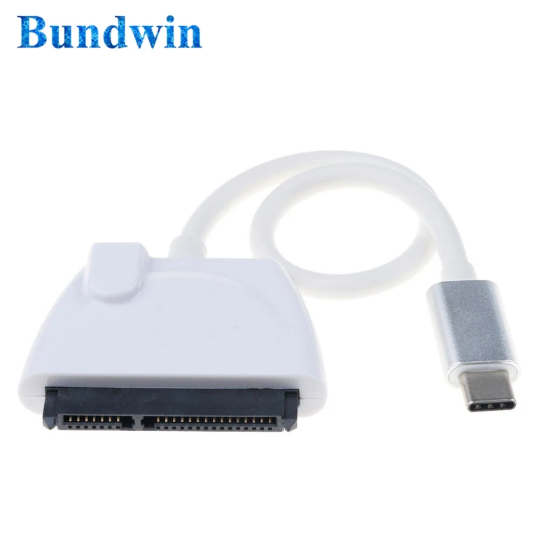 Bundwin Type C USB 3 1 к Sata адаптер для телефона конвертер кабель 7 + 15pin серийный ATA III 2 5