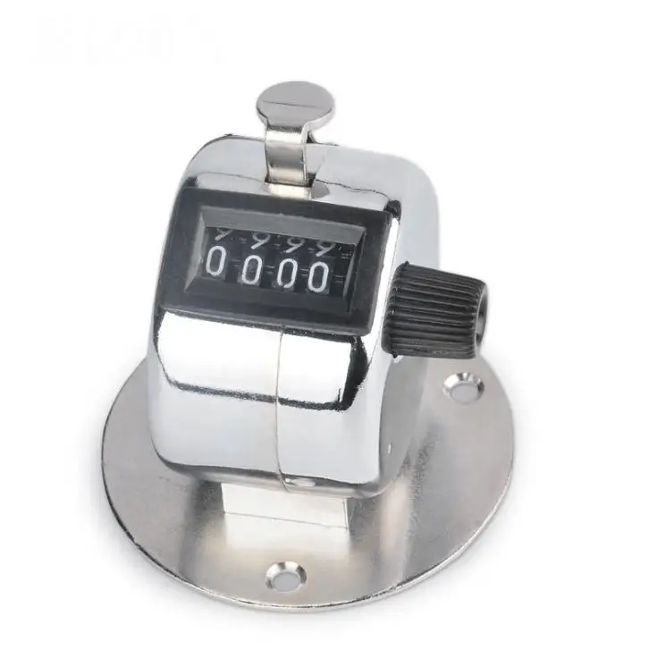 

Free Shipping+Wholesale 4 Digit Number Clicker Golf Hand Held Tally Counter With Plastic Base,60pcs/lot SN1632