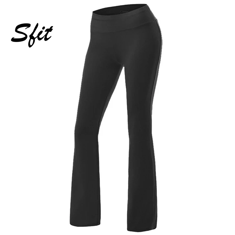 Sfit 2019 Женские повседневные эластичные однотонные спортивные штаны с высокой