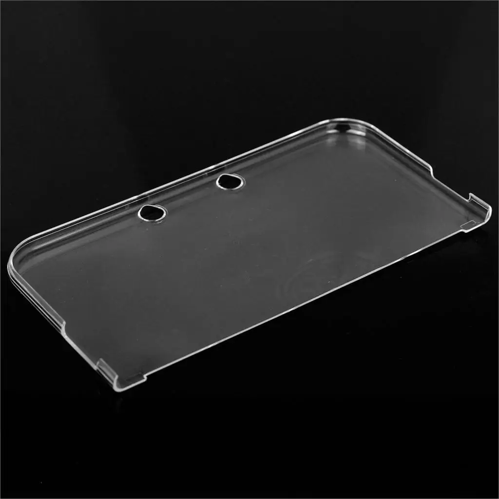 Двухсекционный жесткий пластиковый кристально чистый чехол для nintendo NEW 3DS XL