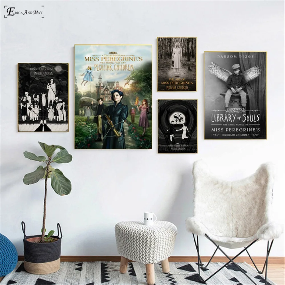 Настенный постер Miss Peregrine's Home для детей настенная краска гостиной абстрактный