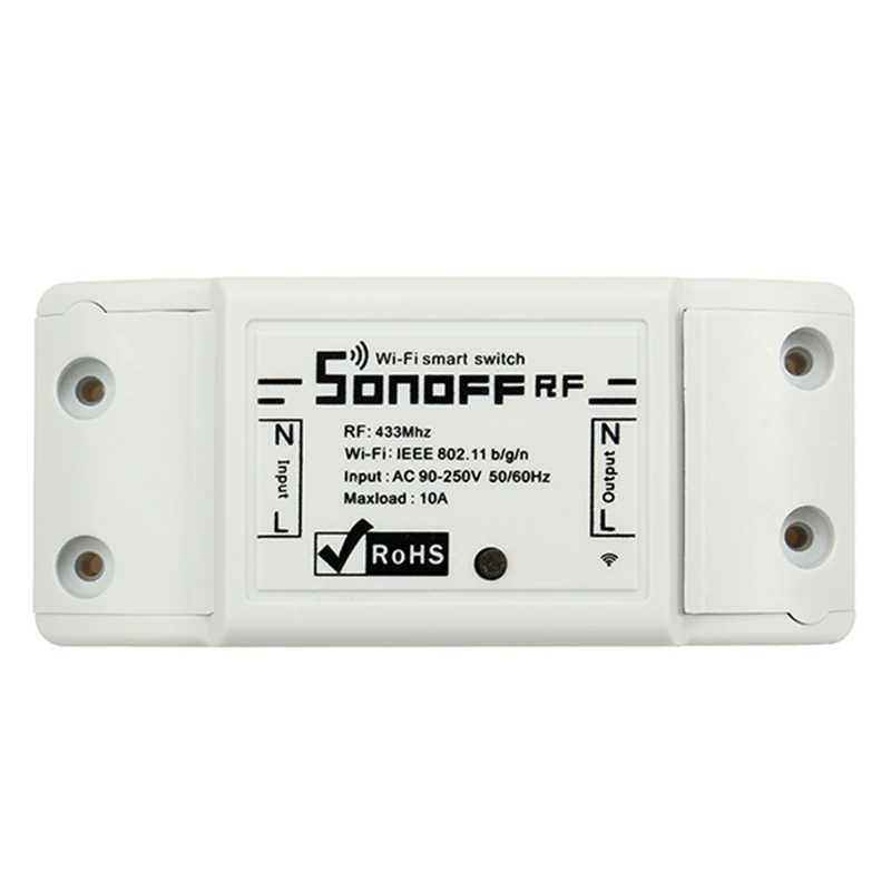 SONOFF RF 7A 1500 Вт AC90 250V DIY WIFI беспроводной переключатель розетка модуль для умного