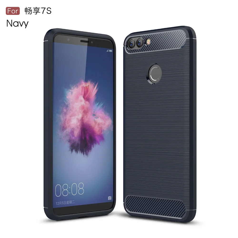 Высокое Качество Мягкий силиконовый чехол для huawei наслаждаться 7 S Slim Armor